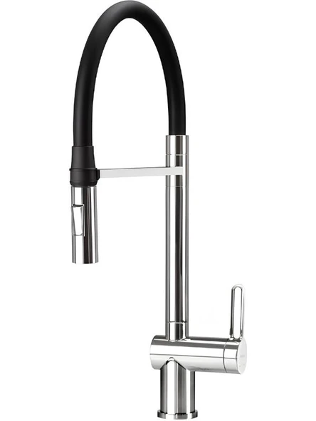 Deante Magnetic Krom Esnek Başlıklı Mutfak Bataryası ürün görseli 1