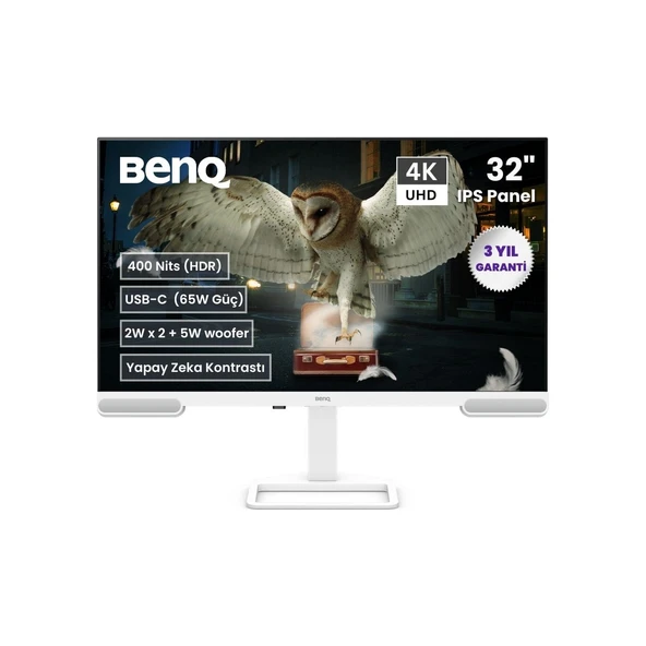 Benq Ew3290u 32'' Ips 4k 3xhdmı Usb-c Usb-a Mm Pivot Hdr 400 Eye Care Kumandalı Monitör ürün görseli 1