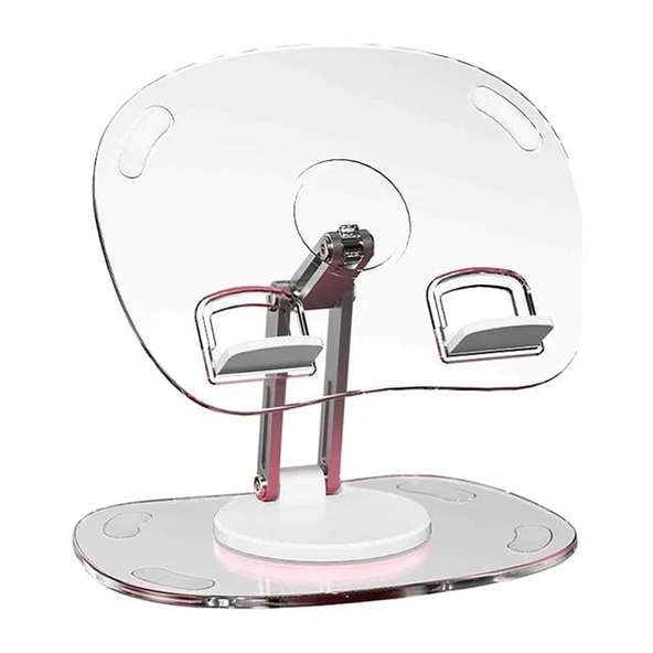 PowerMaster PM-24571 Q16 360 Derece Hareketli Şeffaf Ipad Tablet Ve Telefon Tutucu Stand ürün görseli 1