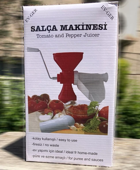 Salça Makinası Ev Tipi Pratik Evger - Resim 2