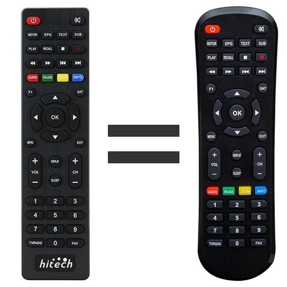 Korax Hitech Mini HD Uydu Alıcı Kumandası ürün görseli 1