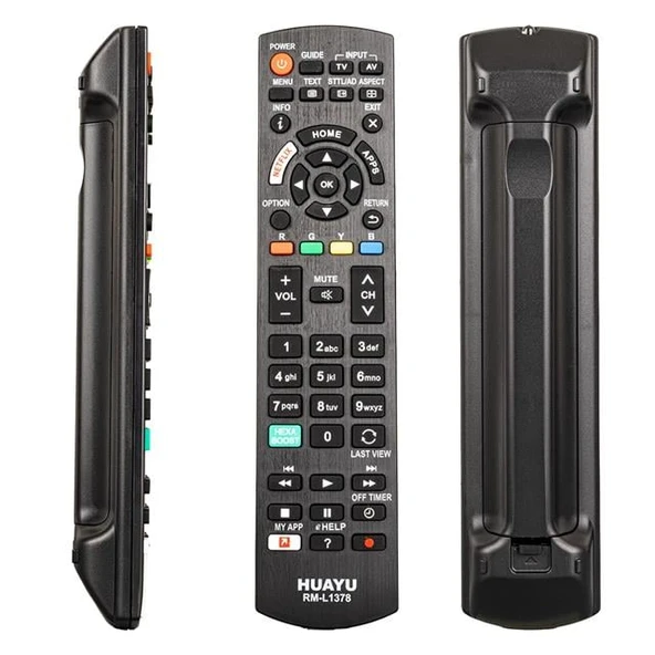 Huayu RM L1378 - TCP50G2- N2QAYB000485 Netflix Tuşlu Panasonic Lcd Led Tv Kumandası ürün görseli 1