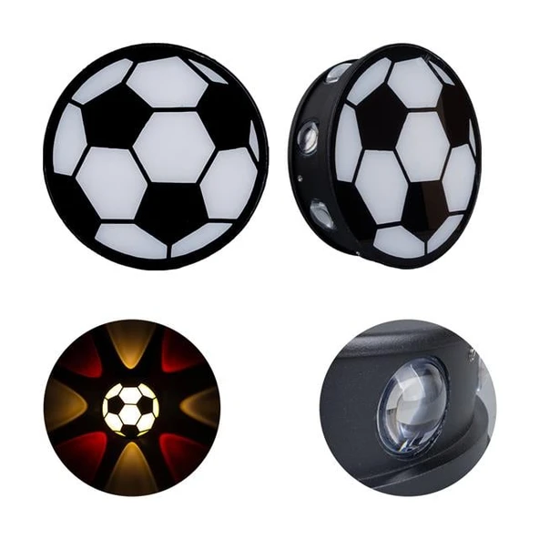 PowerMaster PM-24456 Gün Işığı - Kırmızı Futbol Topu Dekoratif LED Duvar Aplik ürün görseli 1