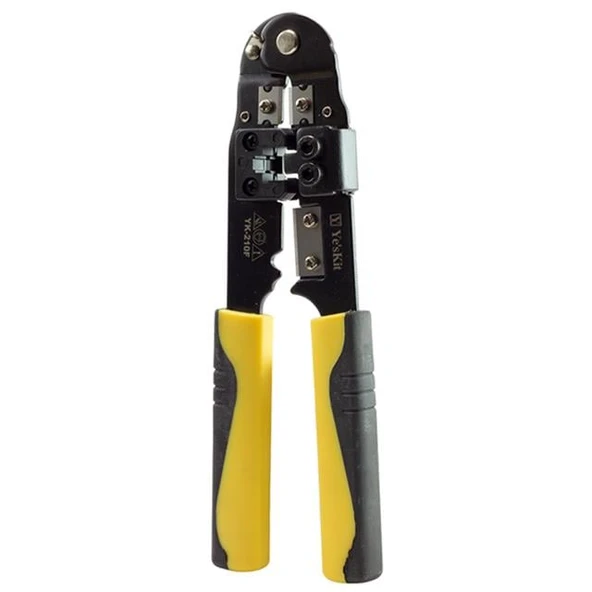 YesKit YK-210F RJ45 CAT5E-CAT6 Tekli Soket Sıkma Pensesi ürün görseli 1