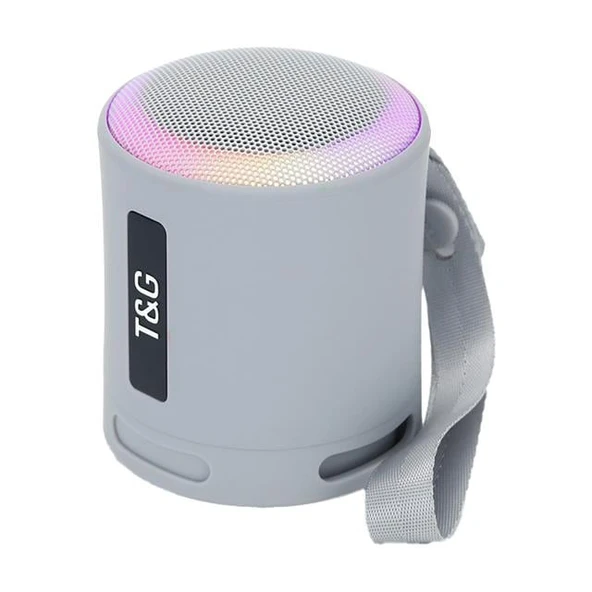 T&G TG373 Taşınabilir USB-SD-FM-Bluetooth Destekli RGB Işıklı Wireless Ses Bombası Hoparlör ürün görseli 1