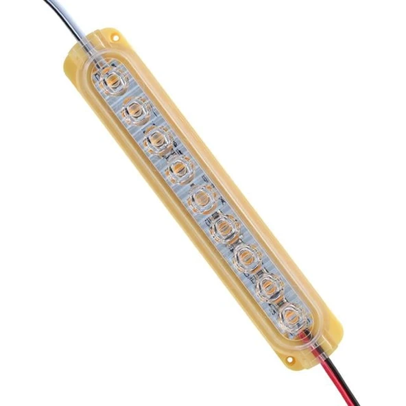 Powermaster Parlak Yanıp Sönen Sarı 24 Volt 1.2 Watt 2835 Modül Led 14*32.5 ürün görseli 1