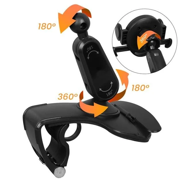 Powermaster RT-703 Numaratörlü Araç İçi Telefon Tutacağı - Resim 3
