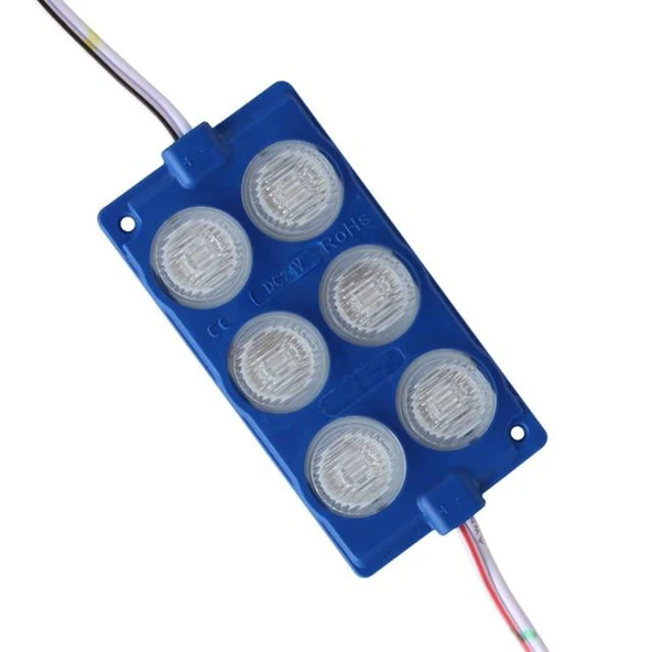 Powermaster 24 Volt 3 Watt Mavi 3030 Cob Modül Led 75*40 ürün görseli 1