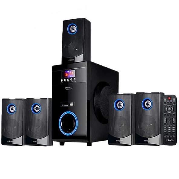 Mikado MD-813BT 5+1 USB/SD/FM Destekli Bluetooth Hoparlör - Speaker ürün görseli 1