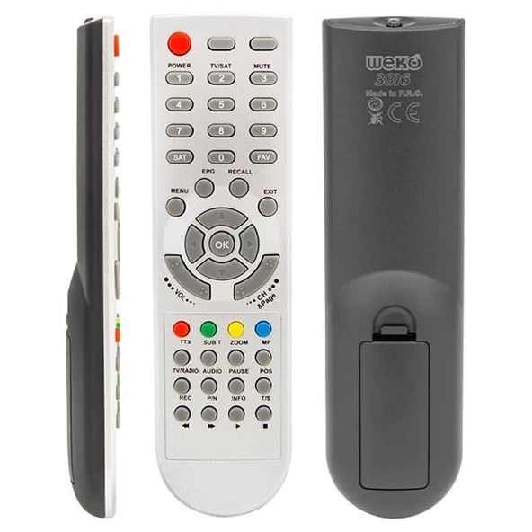 Korax X700-X750 Kayıtlı Uydu Alıcı Kumandası ürün görseli 1
