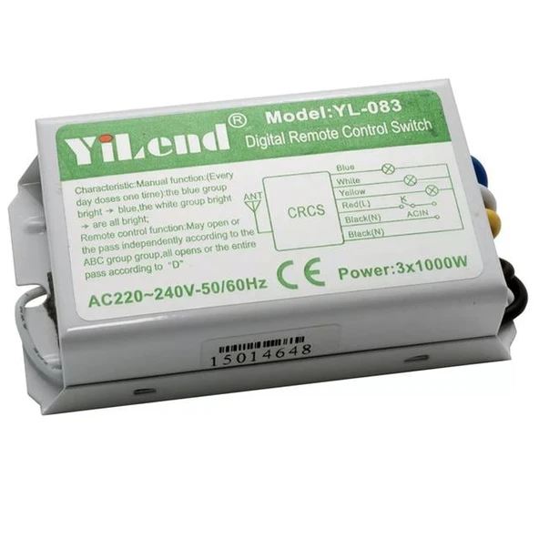 Powermaster PM-5847 Avize Kontrol Kumandası - Resim 3