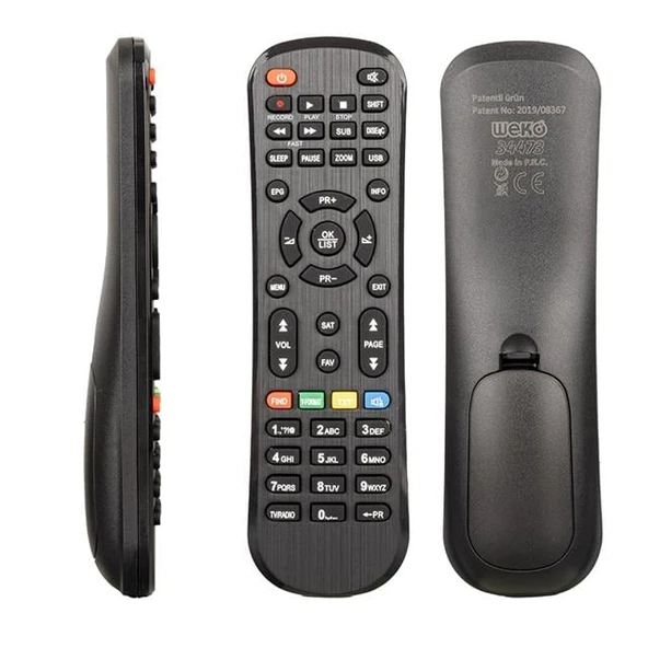 Next Punto + Plus Minix HD - X Box Forza - Starbox Uydu Alıcı Kumandası ürün görseli 1