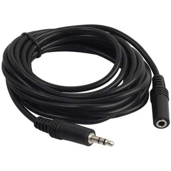 Powermaster 3.5 Mm Stereo Erkek/Dişi 5 Metre Aux Çevirici Uzatma Kablo PM-5758 ürün görseli 1