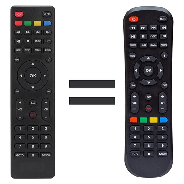 Magbox Natural - Crystal - Pluton S / Mersat Private-Elite HD / Rowell RVL-9500 / Cvs 8530HD / Amstrad 120HD / Wismann 500HD Plus Uydu Kumanda ürün görseli 1