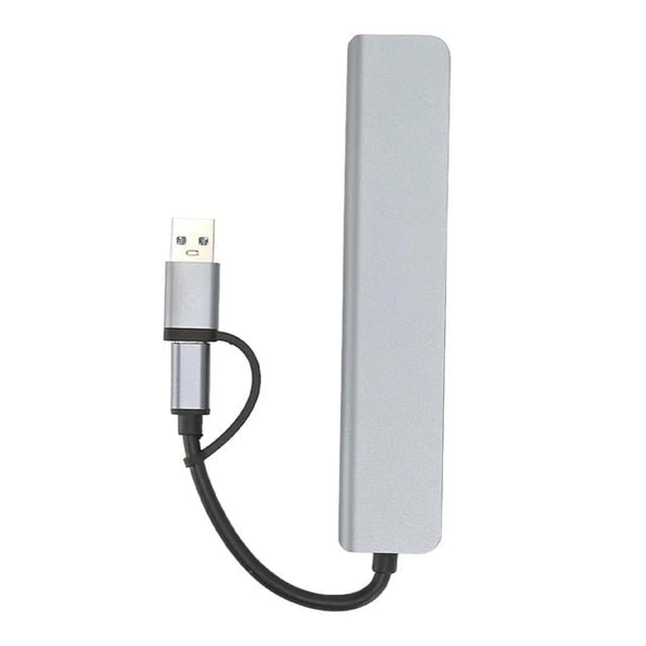 Powermaster Type-C 7in1 Usb 3.0 Hub - Resim 2