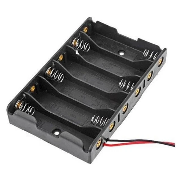 Powermaster Yan Yana 6'lı AA Pil Yuvası (IC-234B) ürün görseli 1