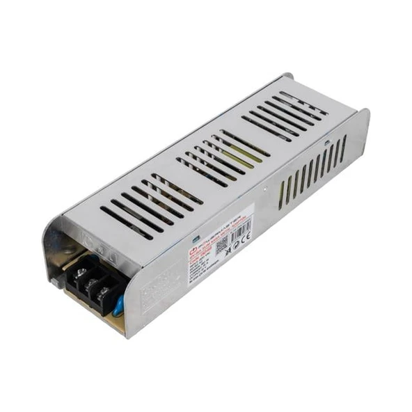 Powermaster PM-13248 12 Volt - 15 Amper Slim Metal Kasa Adaptör (198*58*40) ürün görseli 1