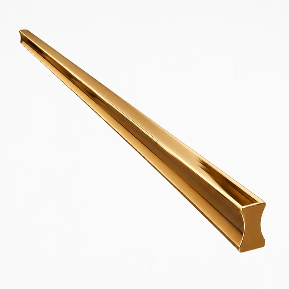 Özen 160 mm 16 cm Düz Bronz Metal Mobilya Kulpu Uzun Çekmece Dolap Kapak Mutfak Dolabı Kulbu ürün görseli 1