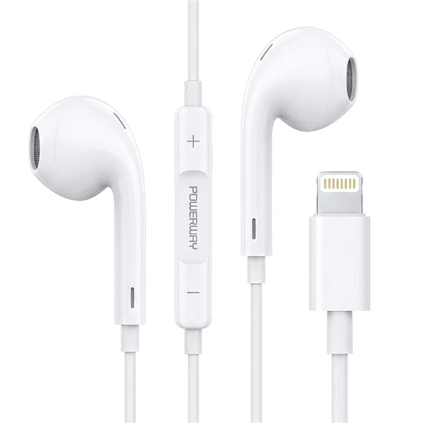 Powerway EarTON Iphone Lightning Konnektörlü Stereo Kulaklık ürün görseli 1