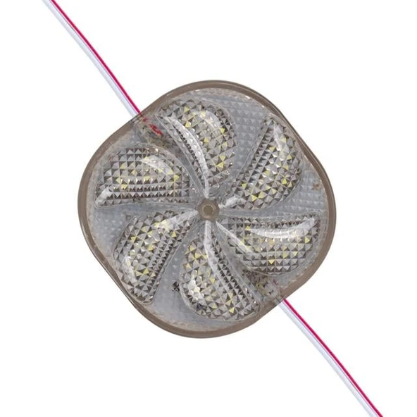 PowerMaster PM-14704 12 Volt 3 Watt Soğuk Beyaz Sabit 6565-2835 Modül Led 65x65x12mm ürün görseli 1