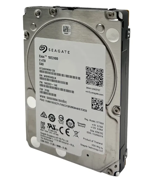 SEAGATE Exos 10E2400 2.4TB 10K 12G 512e SAS 2.5'' Sunucu Harddisk ST2400MM0129 1XK203-185 ürün görseli 1