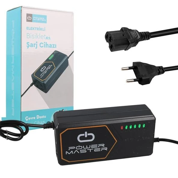 Powermaster PM-31124 48 Volt - 20 Amper Elektrikli Bisiklet Şarj Cihazı ürün görseli 1