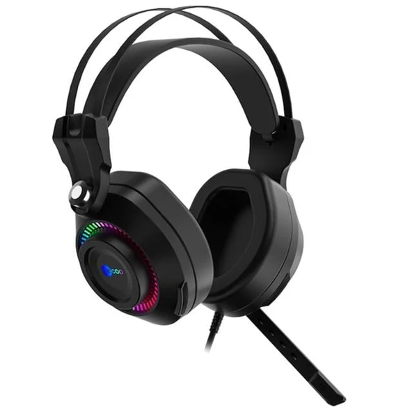 Lenovo Lecoo HT405 Kulak Üstü RGB Led Aydınlatma Kablolu Gaming Oyuncu Kulaklık ürün görseli 1