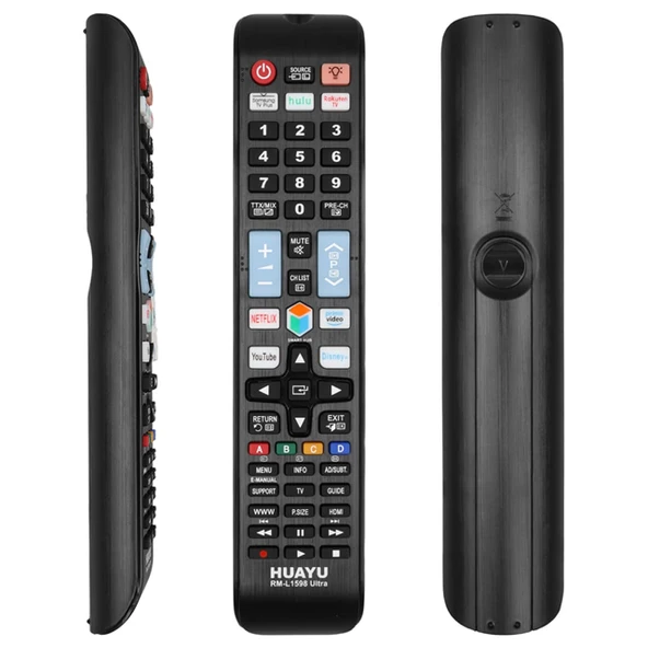 RM-L1598 Samsung Ultra Netflix Rakuten Hulu Youtube Disney+ Tuşlu LCD Led TV Kumanda ürün görseli 1