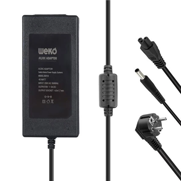 Weko  9 Volt - 5 Amper Yazar Kasa/ Pos Makinesi Masaüstü Adaptör 4.0*1.7 Mm Uçlu ürün görseli 1