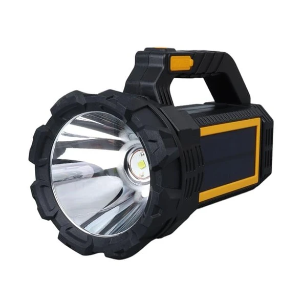 PowerMaster MX-W5190-P50 Solar Şarjlı El Feneri Uzun Mesafe Işıldak ürün görseli 1