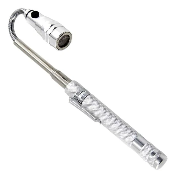 Powermaster MX-2808 Mıknatıslı 360 Derece Döner Başlıklı 3 Ledli Beyaz Işık El Feneri ürün görseli 1