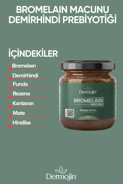 DERMOJİN Demirhindi Prebiyotiği Bromelaın Macunu - Resim 3