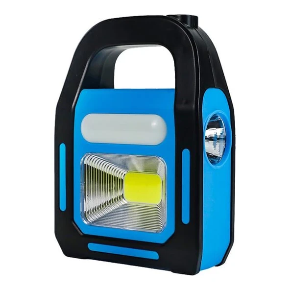 Powermaster HB-9707A-2 3 Kademeli USB Çıkışlı Şarjlı Taşınabilir Solar Lamba ürün görseli 1
