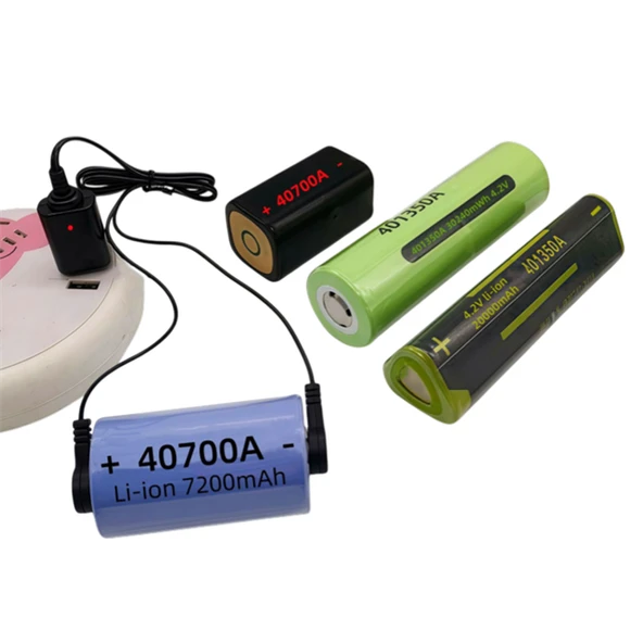 PowerMaster PM-29723 4.2V 1A Manyetik USB Şarj Kablosu Büyük Lityum Piller İçin Portatif Şarj Çözümü ürün görseli 1