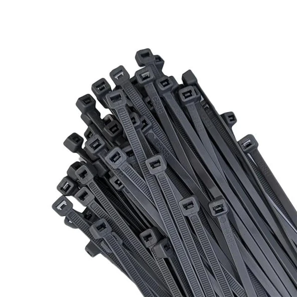 Powermaster PM-3837 Siyah 30 Cm 3.6 Mm Kablo Bağı (100'lü Paket) ürün görseli 1