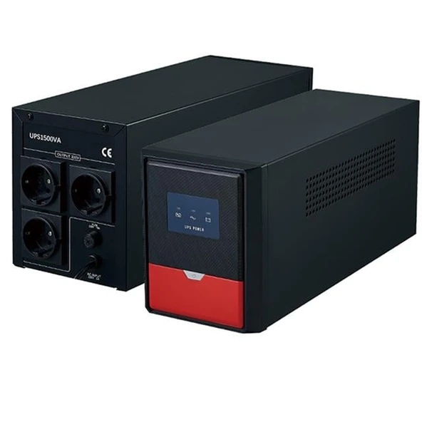 Andees AD-1500 1500VA 12V9AhX2 UPS Kesintisiz Güç Kaynağı (430x210x235Mm) ürün görseli 1