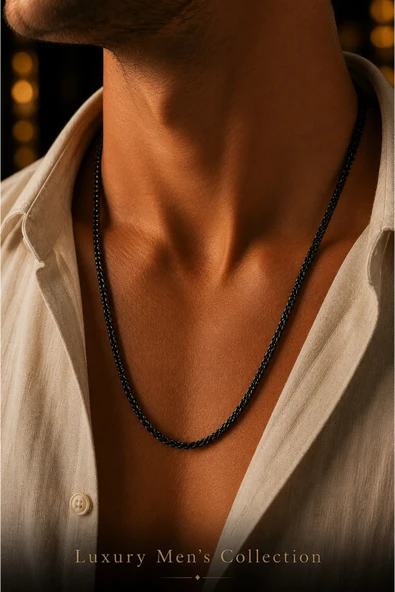 Luxury Men's Collection Çelik Kolye ürün görseli 1