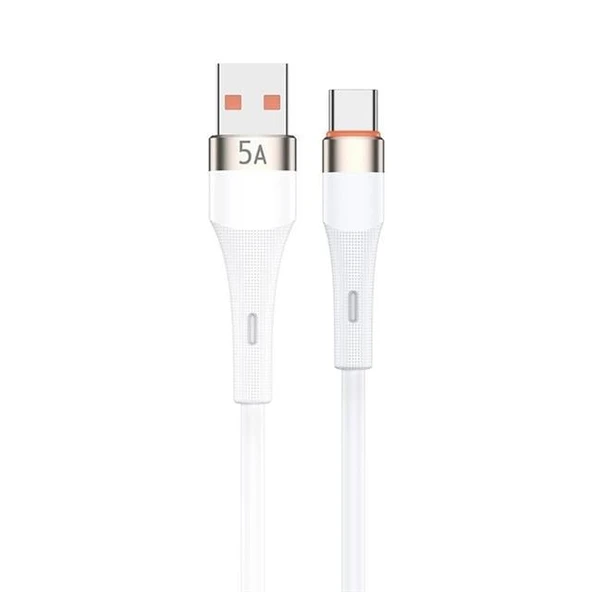 Powerway HC05 Örgülü 5 Amper USB TO Type- C 1 Metre Şarj Data Kablosu ürün görseli 1