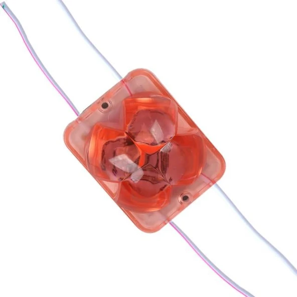 Powermaster PM-14712 12 Volt 2 Watt Kırmızı Yanıp Sönen Çakar 4333-3030 Modül Led 43x33x28mm ürün görseli 1