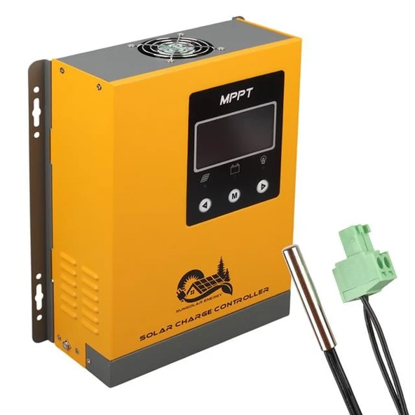 Sunsolar MPK60 MPPT Solar Şarj Kontrol Cihazı 60A (12V/24V/36V/48V Otomatik) 150V Maksimum PV LCD Ekranlı RS485 Portlu ürün görseli 1