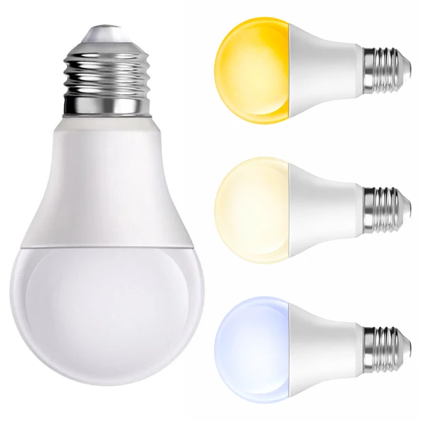 LEDX AL-ALL9C3 9 Watt 810 Lümen E27 Duy 3 Renk Seçenekli Akıllı Işık Ampulü ürün görseli 1