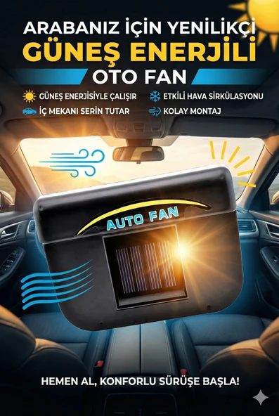 Auto Cool Güneş Enerjisiyle Çalışan Araç İçi Soğutucu ürün görseli 1