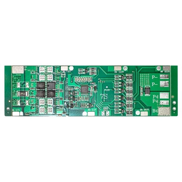 Daly DL-6757 7S 24 Volt 10 Amper 18650 Pil Şarj-Deşarj Koruma Kartı ürün görseli 1
