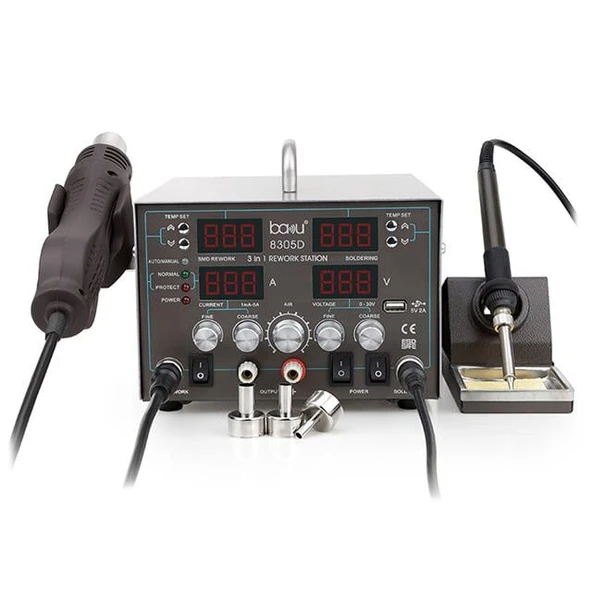 Baku BK-8305D Isı Ayarlı-Üflemeli Digital Havya ürün görseli 1