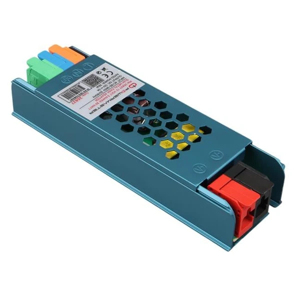 PowerMaster PM-26827 12 Volt 3 Amper 36 Watt Slim Metal Kasa Adaptör 116x35x23mm ürün görseli 1