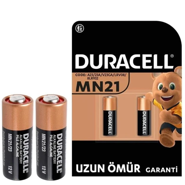 Duracell 23A Lityum Mn21 Alarm Pili (2Li Paket) ürün görseli 1