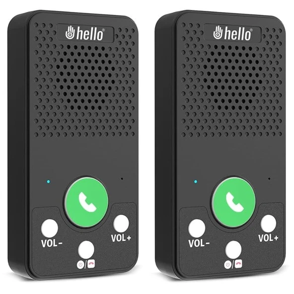 Hello D10A 1000 Mah Şarjlı İnterkom Kapalı Devre Konuşma Sistemi ürün görseli 1