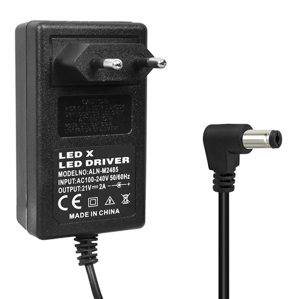 Powermaster PM-5282 21 Volt- 2 Amper Şarjlı Matkap Adaptörü ürün görseli 1
