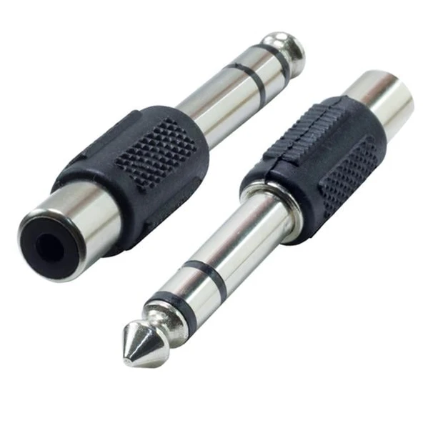 6,3 Mm Stereo Erkek - 1 Tos Dişi Jack ürün görseli 1