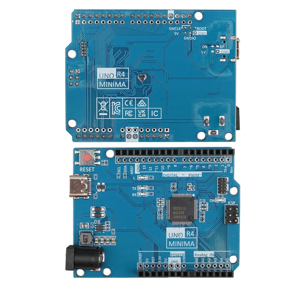 Arduino Uno R4 Minima Renesas RA4M1 (USB-C) Geliştirme Kartı ürün görseli 1